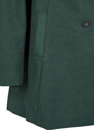 ZizziKorte trenchcoat met A-lijn, Trekking Green Mel., Packshot image number 3