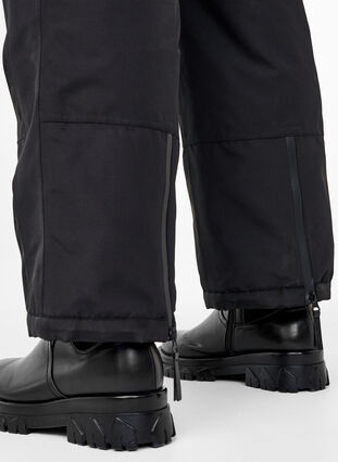 Zizzi Pantalon de ski avec poches et taille ajustable, Black, Model image number 4