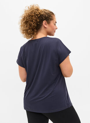 Zizzi T-shirt basique, Graphite, Model image number 1