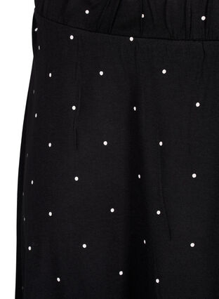 Zizzi2-pack rok van viscose, Black / Black W. dot, Packshot image number 2