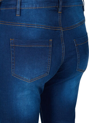 ZizziSlim fit Emily jeans met normale taille, Blue Denim, Packshot image number 3