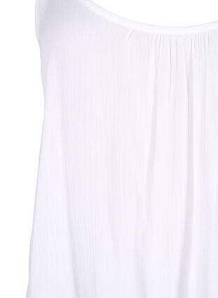 ZizziHemdje van viscose, Bright White, Packshot image number 2