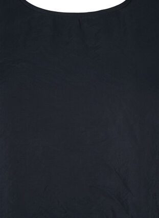 ZizziBlouse van Tencel™ Modal met geborduurde details, Black, Packshot image number 2