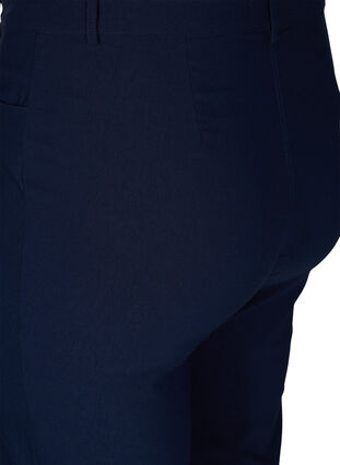 Zizzi Pantalon classique en viscose mélangée, Night Sky, Packshot image number 3