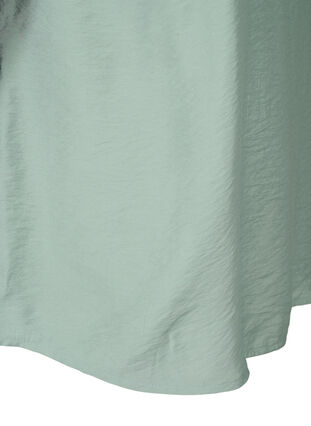 Zizzi Blouse à couleur unie avec manches 3/4, Chinois Green, Packshot image number 3