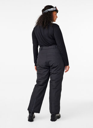 ZizziSkibroek met zakken en verstelbare taille, Black, Model image number 1