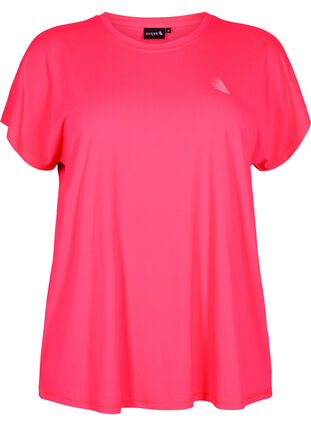 ZizziTrainings T-shirt met korte mouwen, Neon Diva Pink, Packshot image number 0