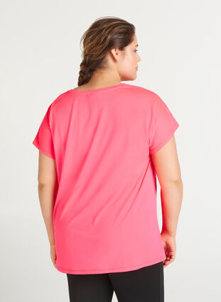 ZizziEffen sportshirt, Neon pink, Model image number 1