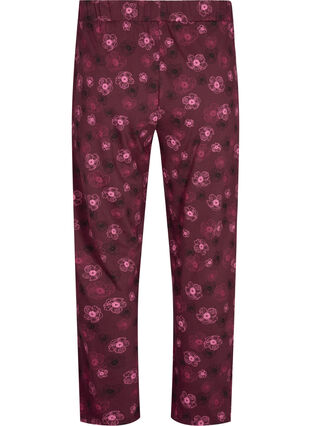 ZizziKleren pyjama broek met print, Fig Flower AOP, Packshot image number 1