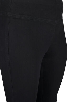 ZizziStretchy jeggings met hoge taille, Black, Packshot image number 2