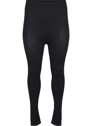 Zizzi Legging basique sans coutures, Black, Packshot image number 0