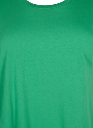 ZizziT-shirt met korte mouwen van katoenmix, Kelly Green, Packshot image number 2