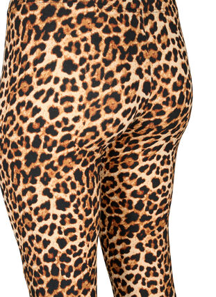 ZizziViscose leggings met luipaardprint, Leo, Packshot image number 3