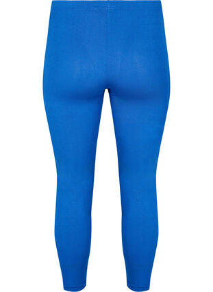 ZizziBasic legging in viscose, Monaco Blue, Packshot image number 1