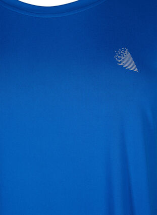 Zizzi T-shirt d'entraînement à manches courtes, Princess Blue, Packshot image number 2