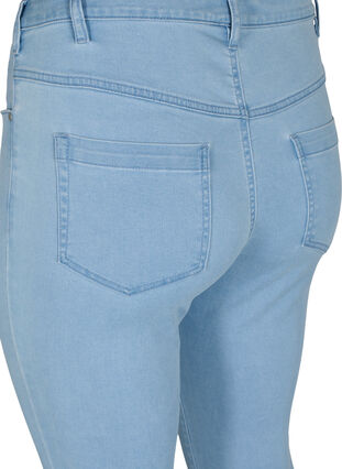 Zizzi Jean Amy super slim à taille haute, Ex Lt Blue, Packshot image number 3