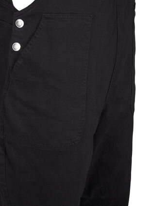 ZizziDenim overalls, Black, Packshot image number 3