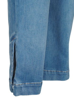 ZizziBootcut jeans met split, Blue Denim, Packshot image number 4