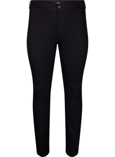 Zizzi Jean Amy super slim à taille haute, Black, Packshot image number 0