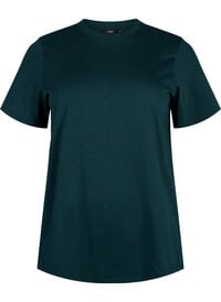 Basic katoenen T-shirt met ronde hals