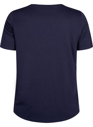 ZizziFLASH - T-shirt met motief, Navy Blazer Bloom, Packshot image number 1
