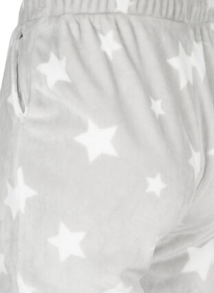 Zizzi Pantalon souple avec imprimé étoiles, Grey Star, Packshot image number 3