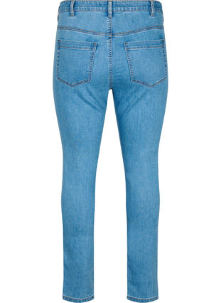 ZizziAmy jeans met een hoge taille en super slanke pasvorm, Light Blue, Packshot image number 1