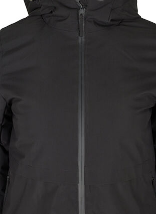 ZizziWinterjas met verstelbare taille, Black, Packshot image number 3