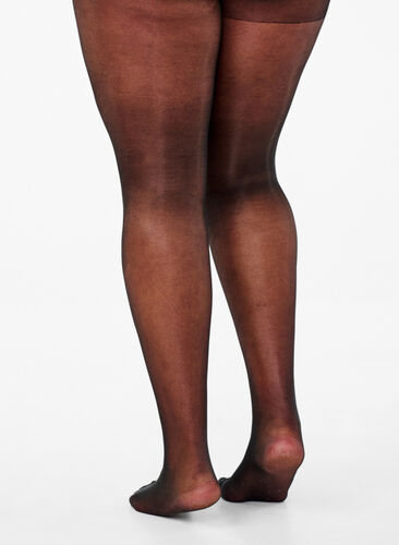 Zizzi Collants 30 deniers indémaillables, Black, Model image number 1