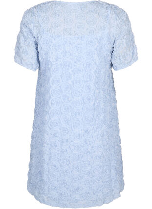 Zizzi Robe de soirée avec fleurs en 3D, Cashmere Blue, Packshot image number 1