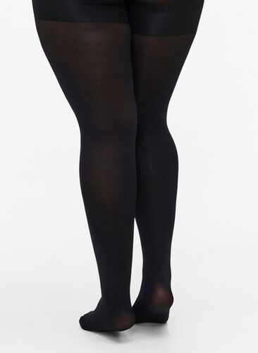 Zizzi Collants en 100 deniers avec push-up, Black, Model image number 1