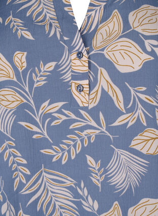 ZizziFLASH - Blouse met lange mouwen en print, Delft AOP, Packshot image number 2