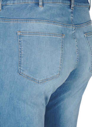 ZizziBootcut jeans met split, Blue Denim, Packshot image number 3