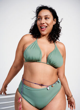 Zizzi Culotte de bikini Tai à taille régulière, Laurel Wreath, Image image number 1