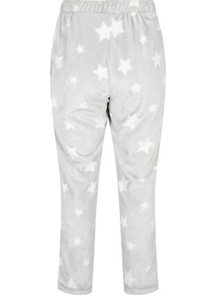 Zizzi Pantalon souple avec imprimé étoiles, Grey Star, Packshot image number 1