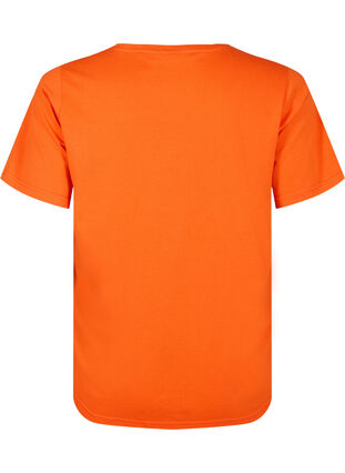 ZizziFLASH - T-shirt met motief, Orange.com, Packshot image number 1