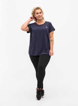 Zizzi T-shirt basique, Graphite, Model image number 2
