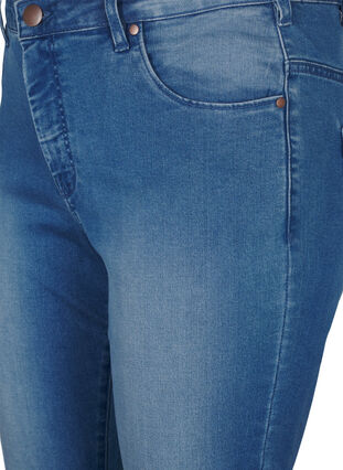 ZizziSlim fit Emily jeans met normale taille, Light blue, Packshot image number 2