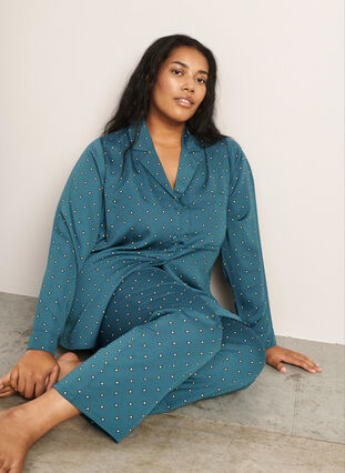 ZizziPyjama broeken met print, Balsam AOP, Image image number 0