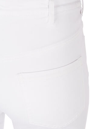 Zizzi Jean Amy super slim à taille haute, White, Packshot image number 3