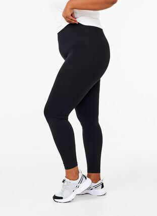 Zizzi Legging basique sans coutures, Black, Model image number 0