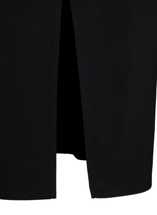 ZizziLange rok met split aan de voorkant, Black, Packshot image number 3