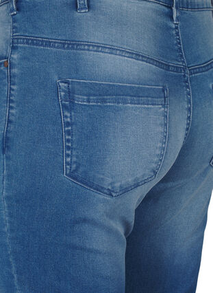 ZizziSlim fit Emily jeans met normale taille, Light blue, Packshot image number 3