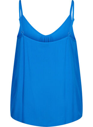 ZizziStrap top in viscose, Victoria blue, Packshot image number 1