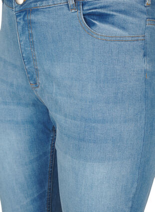 ZizziBootcut jeans met split, Blue Denim, Packshot image number 2